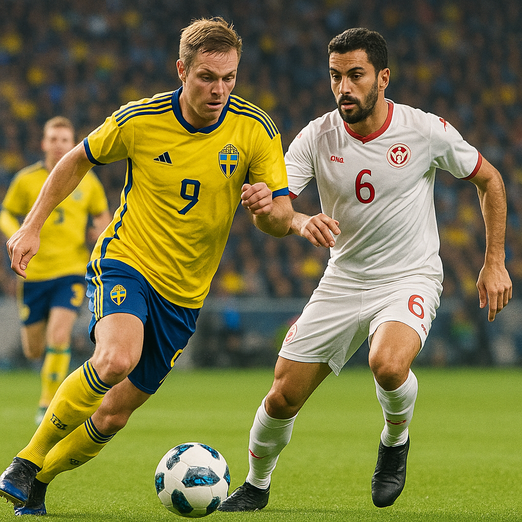 Hero image for Sweden versus Tunisia in Group F of the upcoming 2026 FIFA World Cup presents a compelling tactical contest